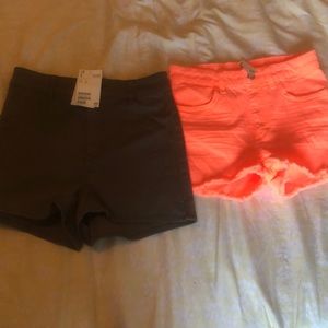 H&M shorts XXS -2 pairs
